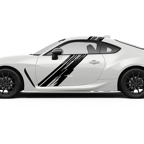Deuren Zijstrepen Grafische stickers Stickers voor Toyota JR86 Supra
