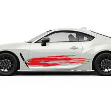 Deurschade Zijkant Splash Krassen Grafische Decals Stickers 2 voor Toyota GR86 Supra 3