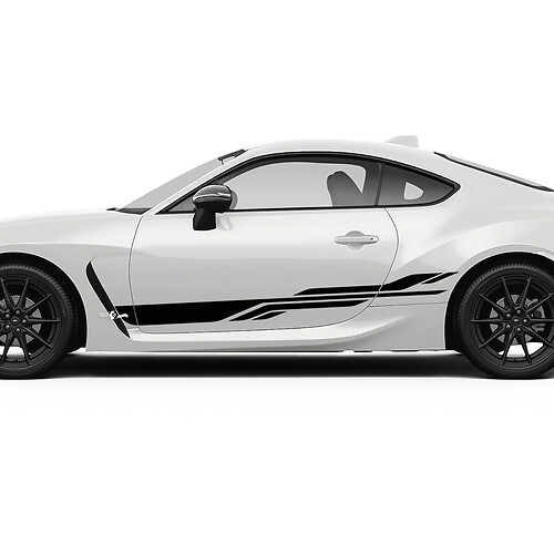 Deuren Zijstrepen Grafische stickers Stickers voor Toyota JR86 Supra 3
