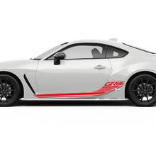 Deuren zij racestrepen grafische stickers stickers voor Toyota GR86
 3
