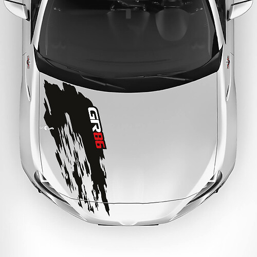 Toyota GR86 Hood Racing Splash grafische stickers stickers
