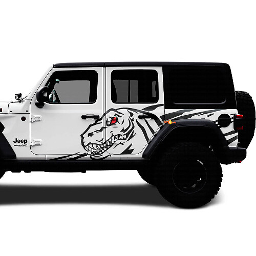 Jeep Gladiator Side Splash Dirt Vinyl sticker Grafische kit
