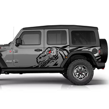 Jeep Gladiator Side Splash Dirt Vinyl sticker Grafische kit
 2