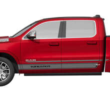 Tungsten Lettering Strepen Zij Vinyl Decal Kit voor Dodge Ram 1500 Tungsten_2