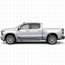 Racing Line Deur- & Rocker Panel Vinyl Strepen voor Chevrolet Silverado 1500 T1XX 2019-2026_3