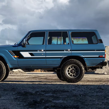 Retro strepen zijdeuren vinyl stickers stickers voor 1988 Toyota Land Cruiser
 2