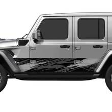 Camouflage Splash Zijdeuren Vinyl Decal Sticker 3 voor Jeep Wrangler 2