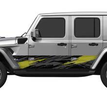 Camouflage Splash Zijdeuren Vinyl Decal Sticker 3 voor Jeep Wrangler 3
