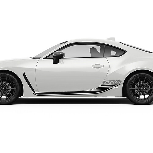 Deuren zijstrepen stroboscoop grafische stickers stickers voor Toyota JR86
