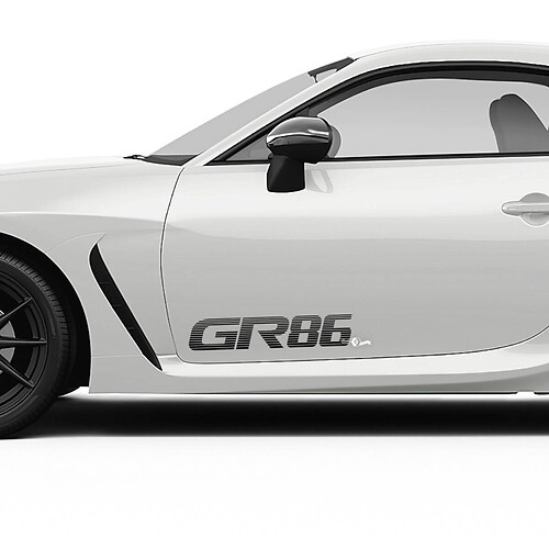 Deuren zijkant grafische stickers stickers voor Toyota GR86
