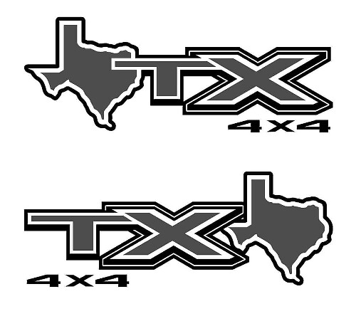 STX Texas 4x4 bergstickers voor Ford F150 F250 F350 Super Duty Truck Sticker Sticker Vinyl
