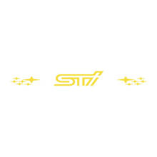 Voorruitbanner vinylsticker sticker grafische rally fit suba sti
 3