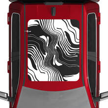 Topografische Kaart Moonroof Vinylstickers voor Dodge RAM 1500 Tungsten_3