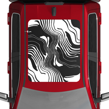 Topografische kaart vinylstickers stickers grafische afbeeldingen voor Dodge Ram 1500 Tungsten Panoramic Moonroof
 3