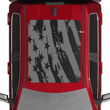 Versleten USA-vlag dak vinylsticker voor Dodge RAM 1500 Tungsten_2