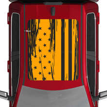 USA Amerikaanse Vlag Versleten Dak Vinyl Decals Stickers Graphics 2 voor Dodge RAM 1500 TUNGSTEN 2