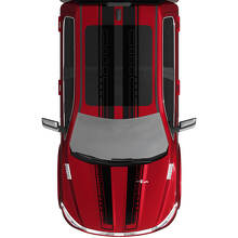 Dual Stripes Rally Vinyl Decals Stickers Graphics voor Dodge Ram 1500 Tungsten
 3