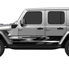 Camo Splash Wrap zijdeuren Vinyl Decal Sticker Fit Jeep Wrangler 5
 3