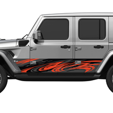 Camo tribale splash wrap zijdeuren vinyl sticker sticker fit Jeep Wrangler
 2