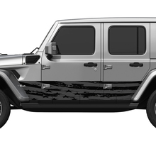 Amerikaanse patriottische noodlijdende vlag splash wrap zijkant deuren vinyl sticker sticker fit Jeep Wrangler 2
 3