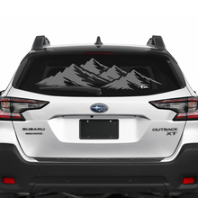 Suba Outback achterruit bergen vinylsticker sticker grafisch
 2