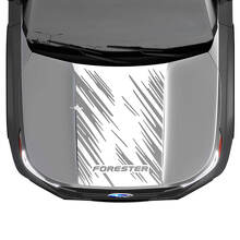 Hood Vinyl Sticker Decal Graphic voor Suba Forester
 2