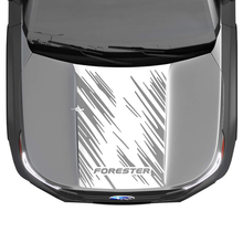 Hood Vinyl Sticker Decal Graphic voor Suba Forester
 2