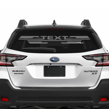Suba Outback achterruit vleugels vinylsticker sticker grafisch
 2