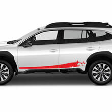 Zijrocker paneel vinylsticker sticker grafisch voor subaru outback
 3