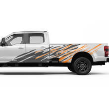Ford F150 F250 F350 Splash Grunge Decal Kit - Bedide Vinyl Sticker Set Side Graphics 2
 2