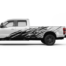 Ford F150 F250 F350 Splash Grunge Decal Kit - Bedide Vinyl Sticker Set Side Graphics 2
 3