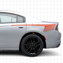 Stroboscoopstijl Strepen Zij Vinyl Decal Sticker voor Dodge Charger 2015-2026_4