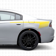 Stroboscoopstijl Strepen Zij Vinyl Decal Sticker voor Dodge Charger 2015-2026_5