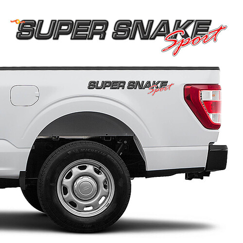 Ford F-150 Super Snake Sport Side Bedide Graphics Vinylstickers Stickers
