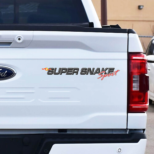 Super Snake achterklep vinylsticker voor Musclecar truck