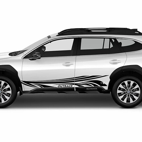 Zijdeuren tribale vinylsticker sticker grafisch voor Suba Outback
