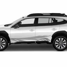 Tribal Style Deur Zijkant Strepen Vinyl Decal Kit voor Subaru Outback_2