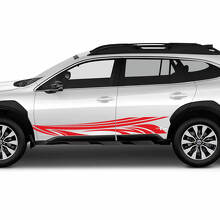 Tribal Style Deur Zijkant Strepen Vinyl Decal Kit voor Subaru Outback_3
