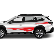 Tribal Style Deur- en Achterzijde Strepen Vinyl Decal Kit voor Subaru Outback_3