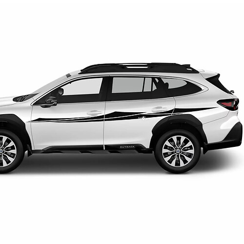 Zijdeuren tribale vinylsticker sticker grafisch voor Suba Outback 3
