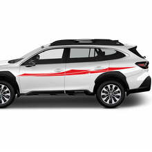 Tribal stijl zijstrepen vinyl decal voor Subaru Outback_3