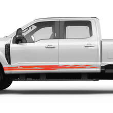 Rockerpanel zijkant strepen vinyl stickers flash decals graphics voor Musclecar truck F-250 F-350_3
