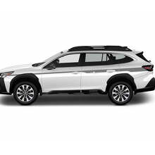 Zijdeuren strepen vinylsticker sticker grafisch voor Suba outback
 2