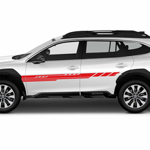 Zijdeuren moderne strepen vinylsticker sticker grafisch voor Suba outback
 3