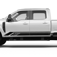 Ford F150 F250 F350 Rocker Paneel Side Stripes Vinyl Sticker Graphics 2 kleuren
 3
