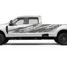Ford F150 F250 F350 Splash Grunge Skin Style Decal Kit - Bedide Vinyl Sticker Set Side Graphics
 2