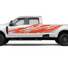 Ford F150 F250 F350 Splash Grunge Skin Style Decal Kit - Bedide Vinyl Sticker Set Side Graphics
 3