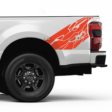 Ford F150 F250 F350 Splash Grunge Skin Style Decal Kit - Bedide Vinyl Sticker Set Side Graphics
 3