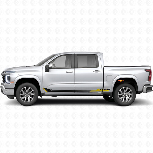 Racing Line Deur- & Tredespatband Striping voor Chevrolet Silverado 1500 Nieuwe Generatie 2027_1