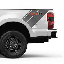 Ford FX4 bed zijstrepen sticker kit vinylsticker set side graphics
 2